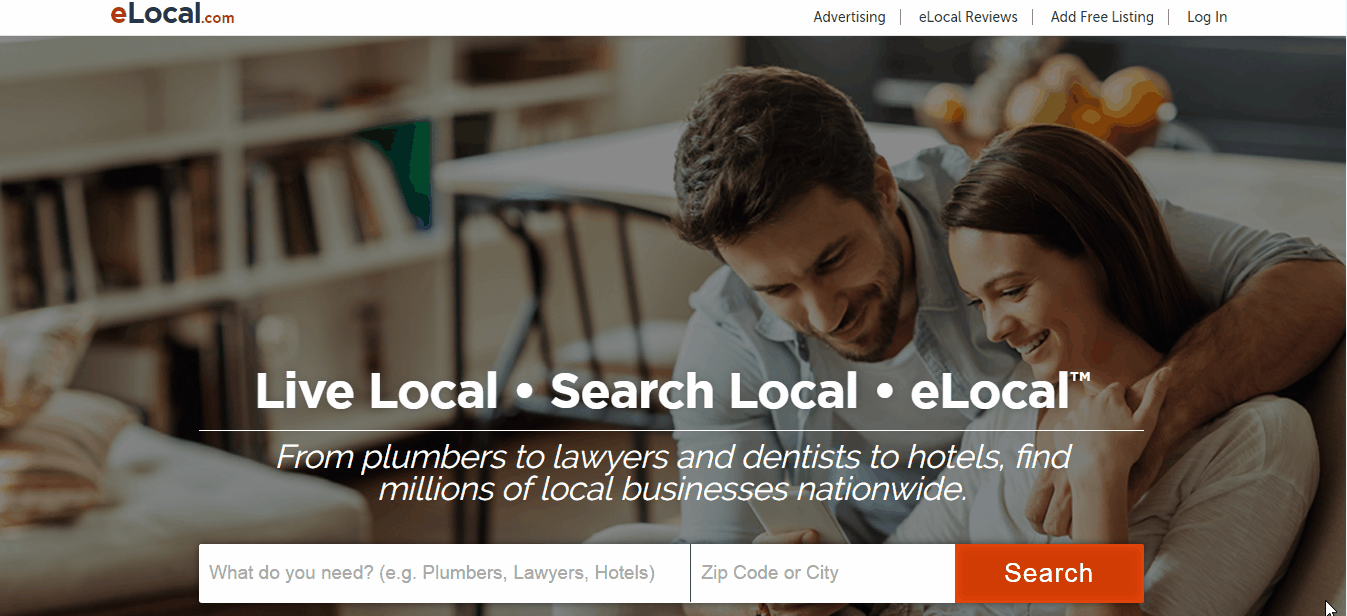 Listing your business on elocal.com