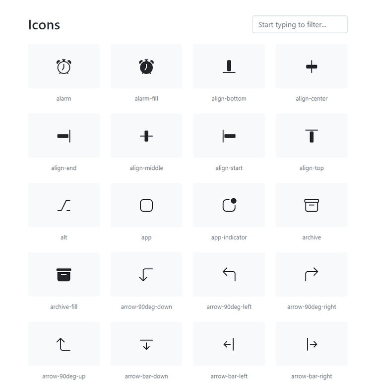 Bootstrap 5 Icons