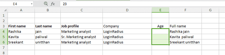 How to hide data in Excel 3