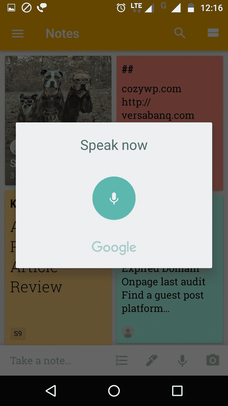 Keep Voice Note
